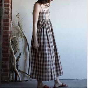 Matriarch Grade & Gather maxi gingham dress